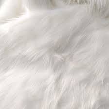 white faux fur fabric rug big soft