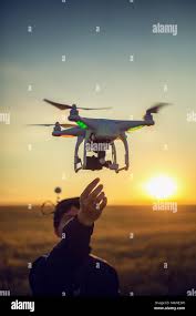 flying drone quadcopter dji phantom 2
