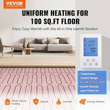 vevor floor heating mat 100 sq ft