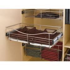 Get free shipping on qualified wire closet drawers or buy online pick up in store today in the storage & organization department. 14 Inch Deep Closet Or Kitchen Cabinet Heavy Gauge Wire Baskets W Full Extension Slides By Rev A Shelf Kitchensource Com