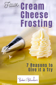faux cream cheese frosting