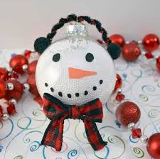 Snowman Ornament Using Clear