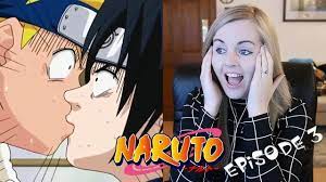 Naruto's First Kiss! - Naruto Episode 3 Reaction - YouTube