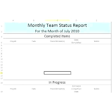 Monthly Report Template Construction Monthly Report Template