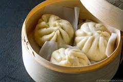 What is a steamed pork bun made of?