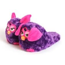 Stompeez Purple Furby Slippers Size Extra Small 110687733