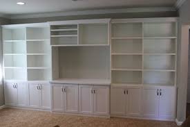 Family Room Wall Unit In White