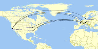 most convenient flights to and from usa