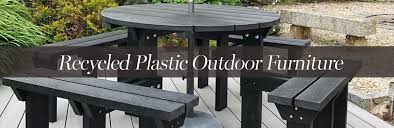 Tdp offer a range of recycled plastic garden furniture sets. Recycled Plastic Picnic Benches Recycled Plastic Garden Bench Sustainable Furniture