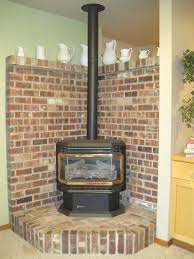Free Standing Fireplace And Ugly Brick