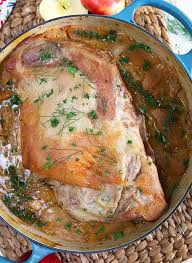 pork and sauer with fennel and