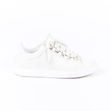 Details About Balenciaga Leather Low Top Sneakers Sz 37