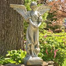 Standing Magnesium Angel Statue
