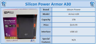 silicon power armor a30 1tb usb 3 0