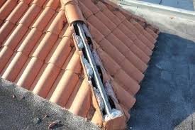 concrete and clay roof tiles
