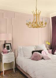 75 beige bedroom with pink walls ideas