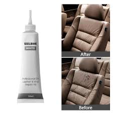 It shows an example of shoe repair for a leather sole: Car Leather Repair Kit Cream Car Care Seat Scratch Remover Crack Care Leather Shoe Leather Seat Car Interior Cleaner Tool Repair Leather Upholstery Cleaner Aliexpress