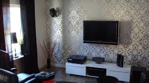living room wallpaper design