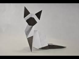 I'm sure your daddy will help you too! Origami Easy Siamese Cat Yakomoga Origami Tutorial Youtube