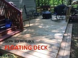 Diy Part 1 Build This Floating Deck