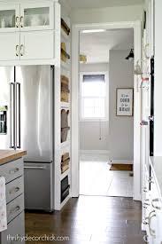 add storage around a refrigerator