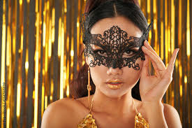 gorgeous sensual asian woman in festive