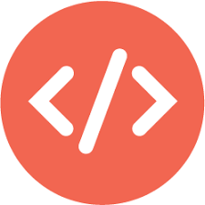 code html web icon free on