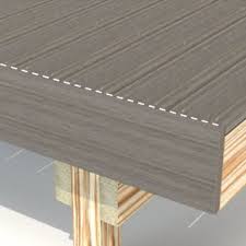 deck fascia board installation with