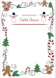 Letter From Santa Template Word Dltemplates