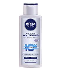 What is the best body lotion for crepey skin, that can be used for firming, moisturizing, and hydrating? Whitening Cell Repair Protect For Men Lotion Nivea Men