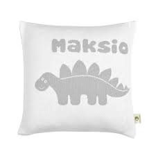 dinosaur stegosaurus pillow case with a