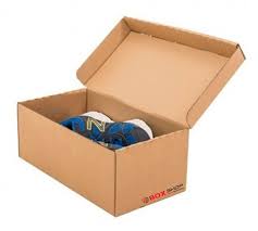 cardboard shoe box box