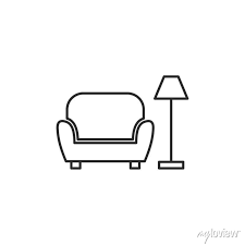 Sofa Furniture Couch Icon Template