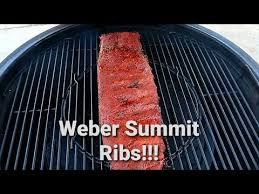 ribs on the weber summit charcoal grill