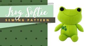 frog softie sewing pattern sew modern