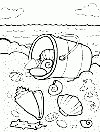 This can be kind of tricky, but no worries if you don't know the exact shell name! Seashell On The Beach Coloring Page Summer Coloring Pages Coloring Books Coloring Pages
