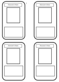 Best Photos Of Blank Trading Card Templates Blank Business