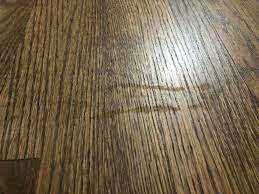 super glue stain on wood flooring