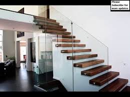 thrissur modern staircase glass