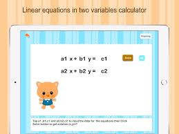 Linear Equation In 2 Variables On The