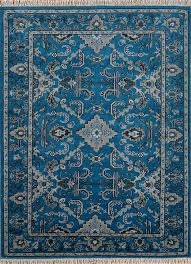 erbe blue hand knotted wool rugs akwl