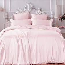 light pink silk duvet cover pink