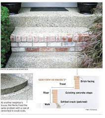 dress up concrete stairs to fix a
