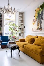 yellow sofa in your living room
