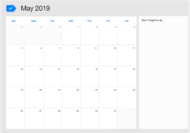 May 2019 Printable Calendar Any Do