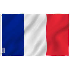 Anley Fly Breeze 3 Ft X 5 Ft Polyester France Flag 2 Sided Flags Banner With Brass Grommets And Canvas Header