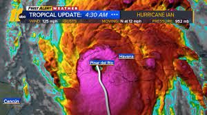 Hurricane Ian tracker shows path toward ...