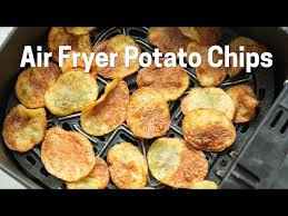 air fryer potato chips with time temp