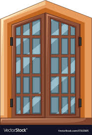 Window Design With Wooden Frame
