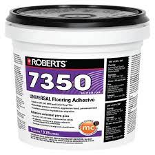roberts 7350 1 flooring adhesive 1 gallon off white